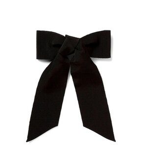 NWOT- Hill House Home, The Belle Bow in Black Grosgrain, One Size.